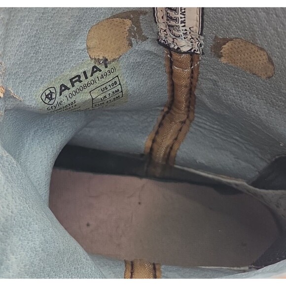 Ariat Fatbaby Sz 10 B Womens Brown Leather Western Round Toe Boots - Picture 11 of 12